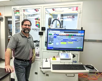 Peter Bonacuse, the Analytical Science Group Lead at NASA. He looks forward to using the system’s enhanced capabilities. Bonacuse will analyze advanced materials like ceramic matrix composites and additively manufactured components.